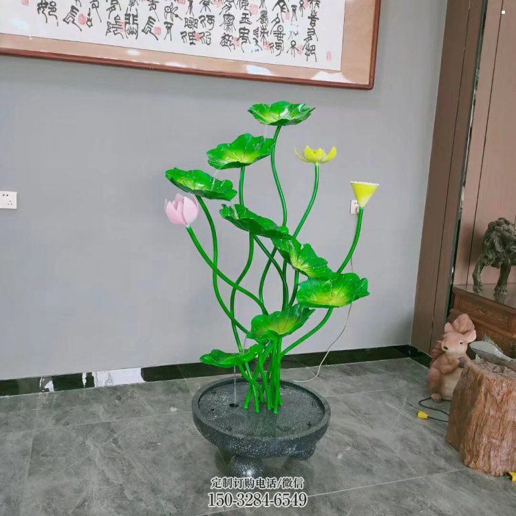 鄂尔多斯荷花雕塑异型优选,城市装饰,展示荷花雕塑定做 鄂尔多斯荷花雕塑异型优选,城市装饰,展示荷花雕塑定做