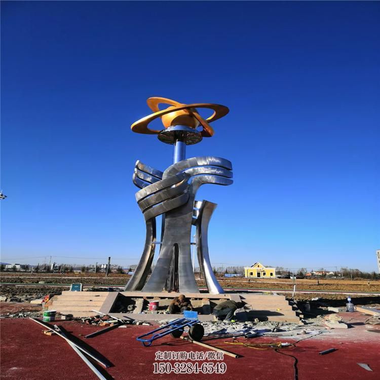 乌兰察布精神堡垒雕塑 仿真景观标牌雕塑 烤漆标识雕塑 乌兰察布精神堡垒雕塑 仿真景观标牌雕塑 烤漆标识雕塑