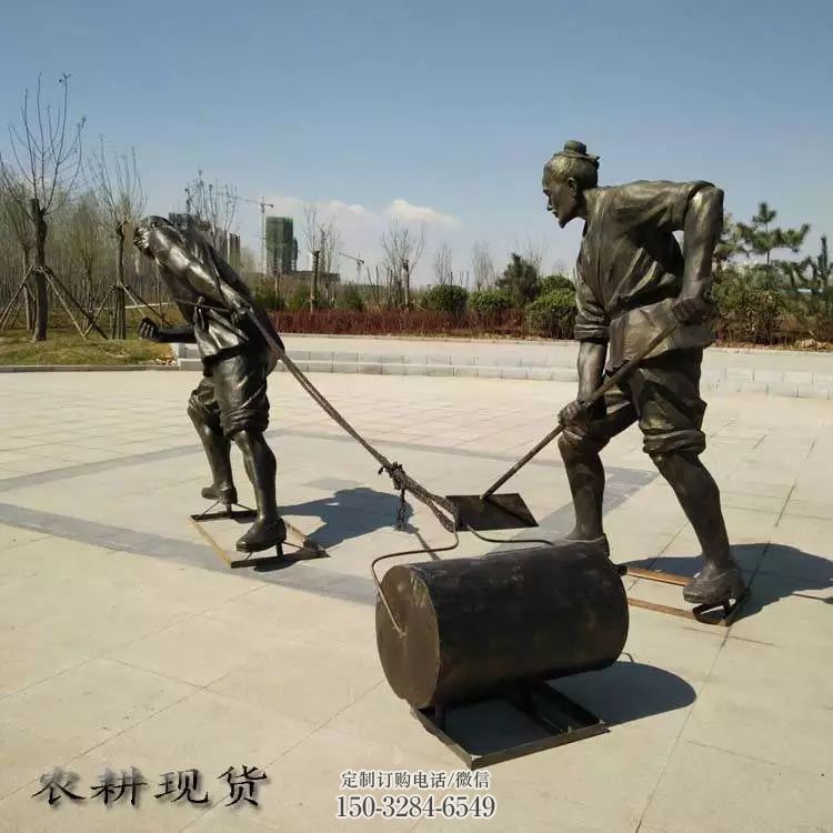 兴安盟民俗农夫雕塑 店门口园林雕塑 劳动小品 兴安盟民俗农夫雕塑 店门口园林雕塑 劳动小品
